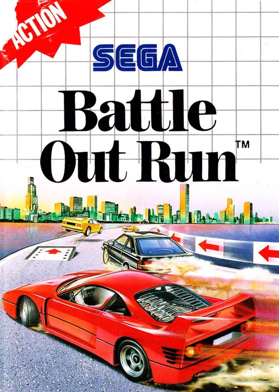 Out Run box art for Sega Mark III